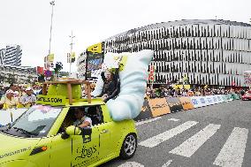 Ambiance in Bilbao, before the first stage of the Tour de France