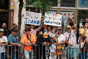 Ambiance in Bilbao, before the first stage of the Tour de France