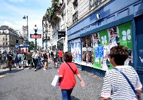 Closed Retails Stores In Paris Due To Bad Economic Situation