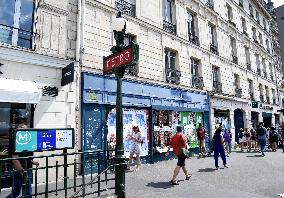 Closed Retails Stores In Paris Due To Bad Economic Situation