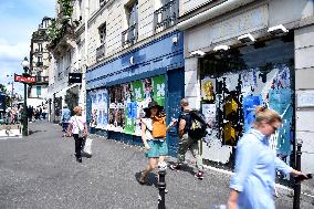 Closed Retails Stores In Paris Due To Bad Economic Situation