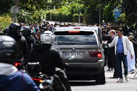 Funeral Of Nahel At Mont Valerien Cemetery