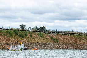 Extinction Rebellion Foix Protest Against The Gravel Pits In Ariege