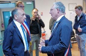 Eric Zemmour Meets Sannois' Mayor