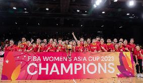 (SP)AUSTRALIA-SYDNEY-BASKETBALL-FIBA WOMEN'S ASIA CUP-AWARDING CEREMONY