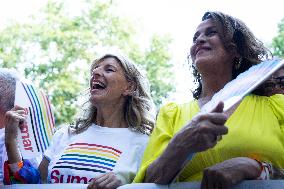LGTBI Pride 2023 Rally in Madrid