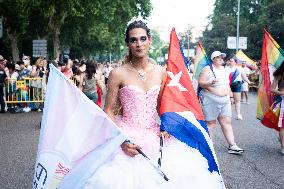 LGTBI Pride 2023 Rally in Madrid