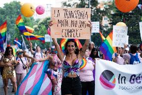 LGTBI Pride 2023 Rally in Madrid