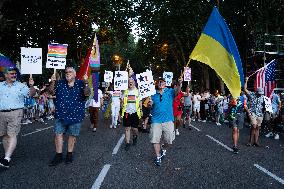 LGTBI Pride 2023 Rally in Madrid