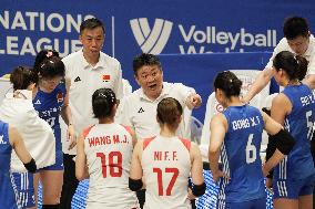 (SP)SOUTH KOREA-SUWON-VOLLEYBALL-NATIONS LEAGUE-CHN VS USA