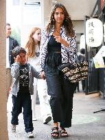 Jessica Alba And Family Out In LA
