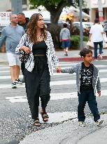 Jessica Alba And Family Out In LA