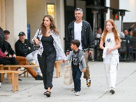 Jessica Alba And Family Out In LA