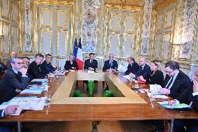 Emergency Meeting At The Elysee - Paris