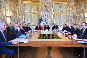 Emergency Meeting At The Elysee - Paris