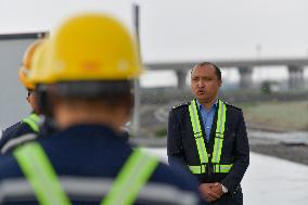 CHINA-XINJIANG-HORGOS-RAILWAY PORT-CHINA-EUROPE FREIGHT TRAINS (CN)