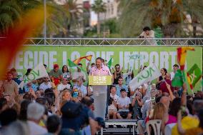 Vox Leader Abascal Holds Pre-Campaing Event - Alicante