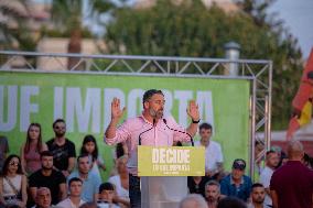 Vox Leader Abascal Holds Pre-Campaing Event - Alicante