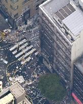 Explosion in Tokyo's Shimbashi