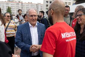 Mayor of Nanterre during a gathering at the City Hall - Nanterre