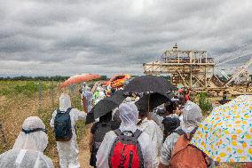 Extinction Rebellion Foix Protest Against The Gravel Pits - Ariege
