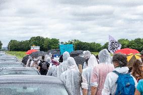 Extinction Rebellion Foix Protest Against The Gravel Pits - Ariege