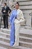 PFW Haute Couture Schiaparelli Outside Arrivals JR