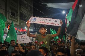 Gazans React To Israeli Raid in Jenin - Gaza