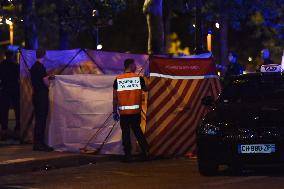 A Little Girl Killed In A Road Accident - Paris