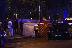 A Little Girl Killed In A Road Accident - Paris