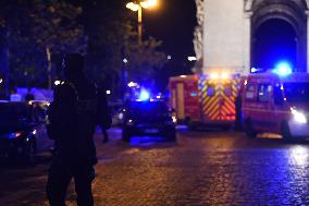 A Little Girl Killed In A Road Accident - Paris