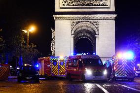 A Little Girl Killed In A Road Accident - Paris