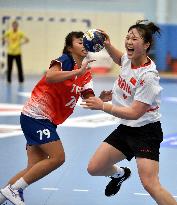 (SP)CHINA-HONG KONG-HANDBALL-ASIAN WOMEN'S JUNIOR CHAMPIONSHIP (CN)
