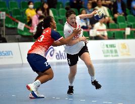 (SP)CHINA-HONG KONG-HANDBALL-ASIAN WOMEN'S JUNIOR CHAMPIONSHIP (CN)