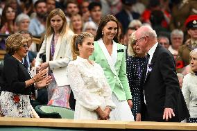 Wimbledon - Princess of Wales And Roger Federer In The Royal Box