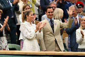Wimbledon - Princess of Wales And Roger Federer In The Royal Box