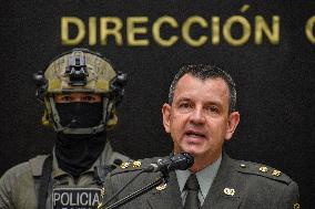 Colombia's INTERPOL and Investigative Police Press Conference