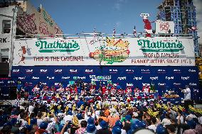 U.S.-NEW YORK-HOT DOG EATING CONTEST