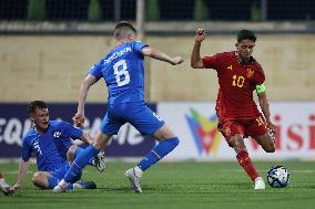 (SP)MALTA-TA'QALI-FOOTBALL-UEFA UNDER-19 EURO FINAL TOURNAMENT-SPAIN VS ICELAND