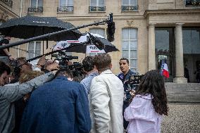 Macron Receives Mayors - Paris