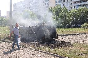 Russian troops shell Pervomaisk in Kharkiv Region