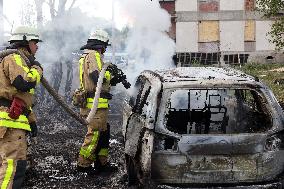 Russian troops shell Pervomaisk in Kharkiv Region