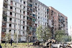 Russian troops shell Pervomaisk in Kharkiv Region