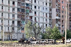 Russian troops shell Pervomaisk in Kharkiv Region