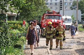 Russian troops shell Pervomaisk in Kharkiv Region