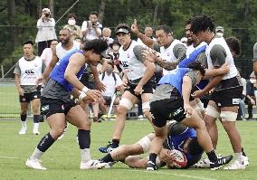 Rugby: Japan's pre-World Cup training camp
