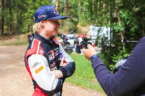 Kalle Rovanperä testing for Rally Estonia