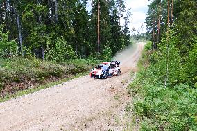 Kalle Rovanperä testing for Rally Estonia