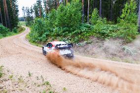 Kalle Rovanperä testing for Rally Estonia