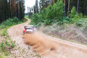 Kalle Rovanperä testing for Rally Estonia